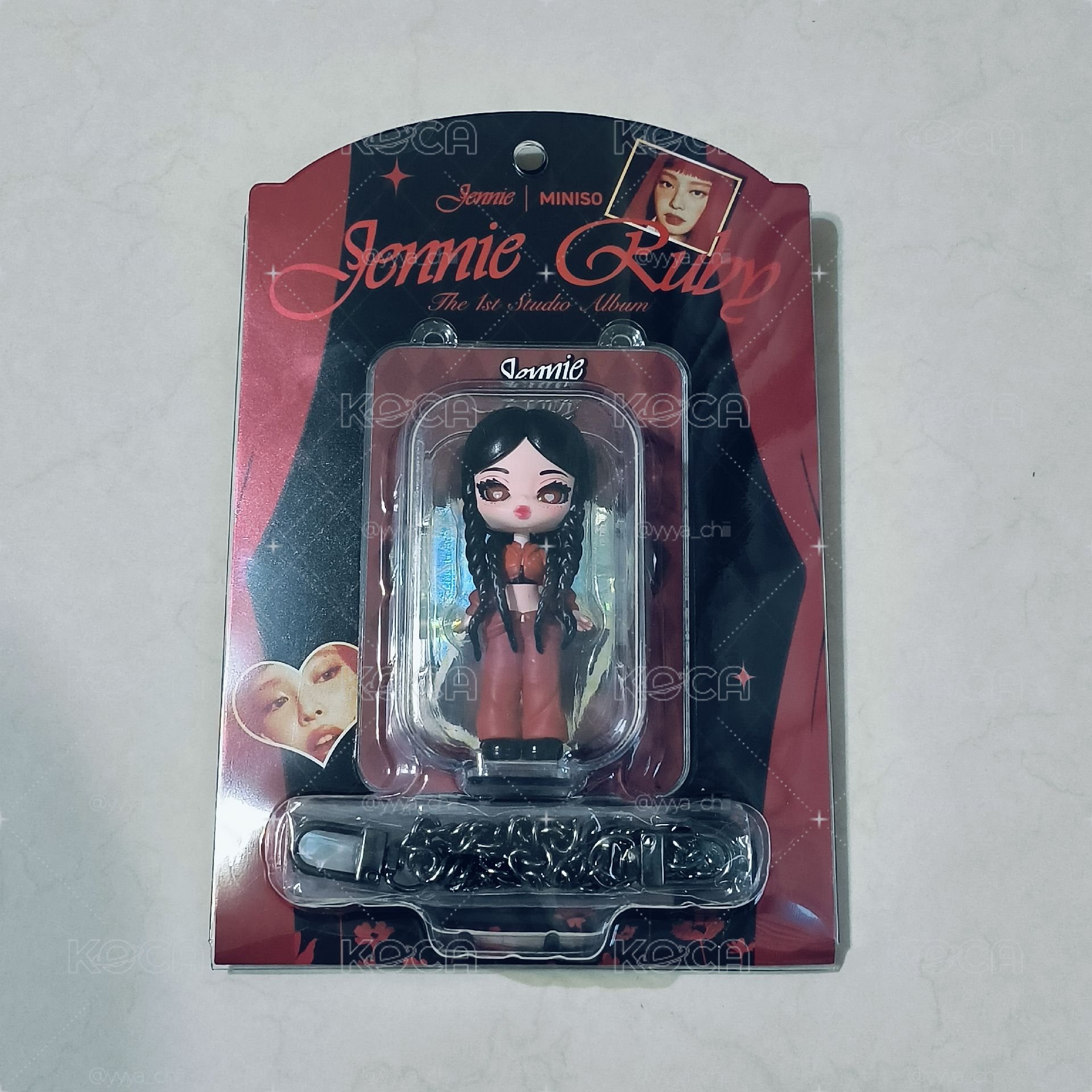 Jennie miniso 立體吊卡