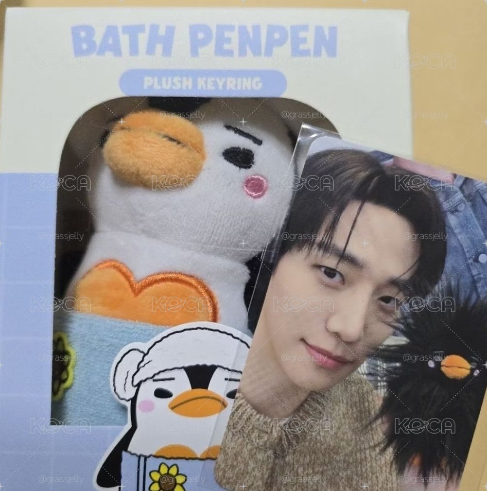 李俊昊 finding the penpen bath 浴帽鵝娃娃 全新未拆附滿額卡一張