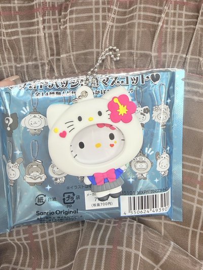 三麗鷗制服換臉吊飾 確認款Kitty