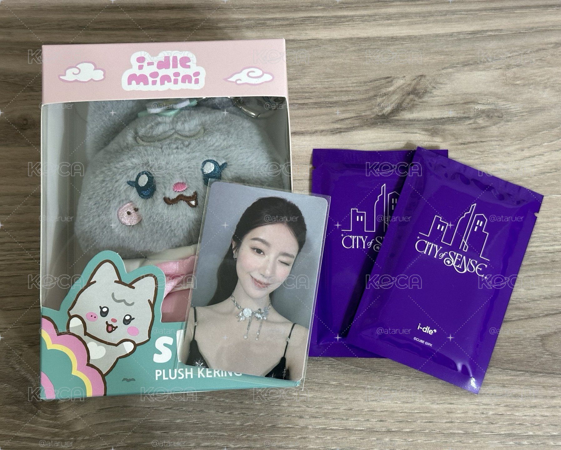 展覽快閃店 刷吊飾韓服娃（含卡）+磁鐵盲袋*2
