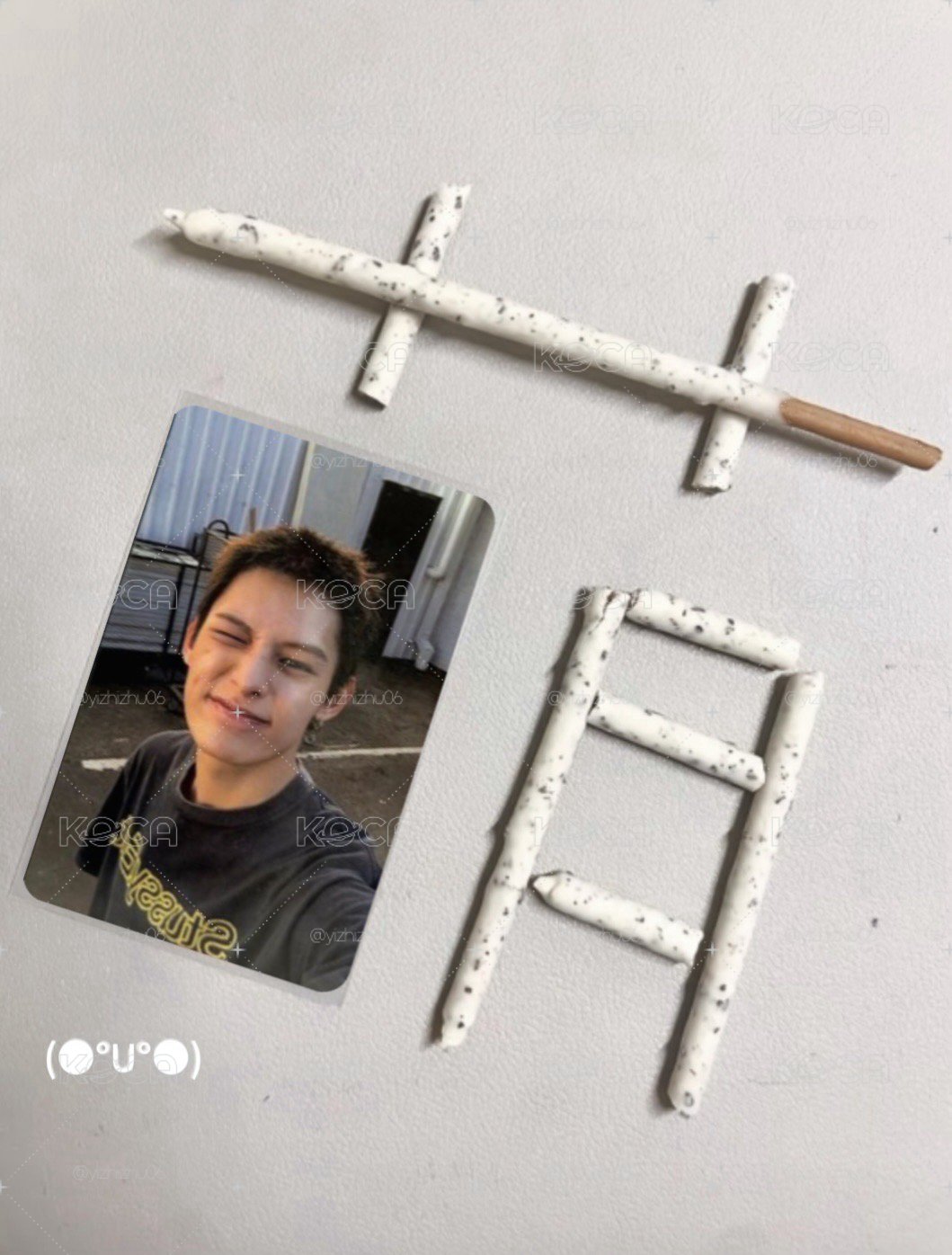 只要一wink就會浮出貓咪紋的凡咪🐱