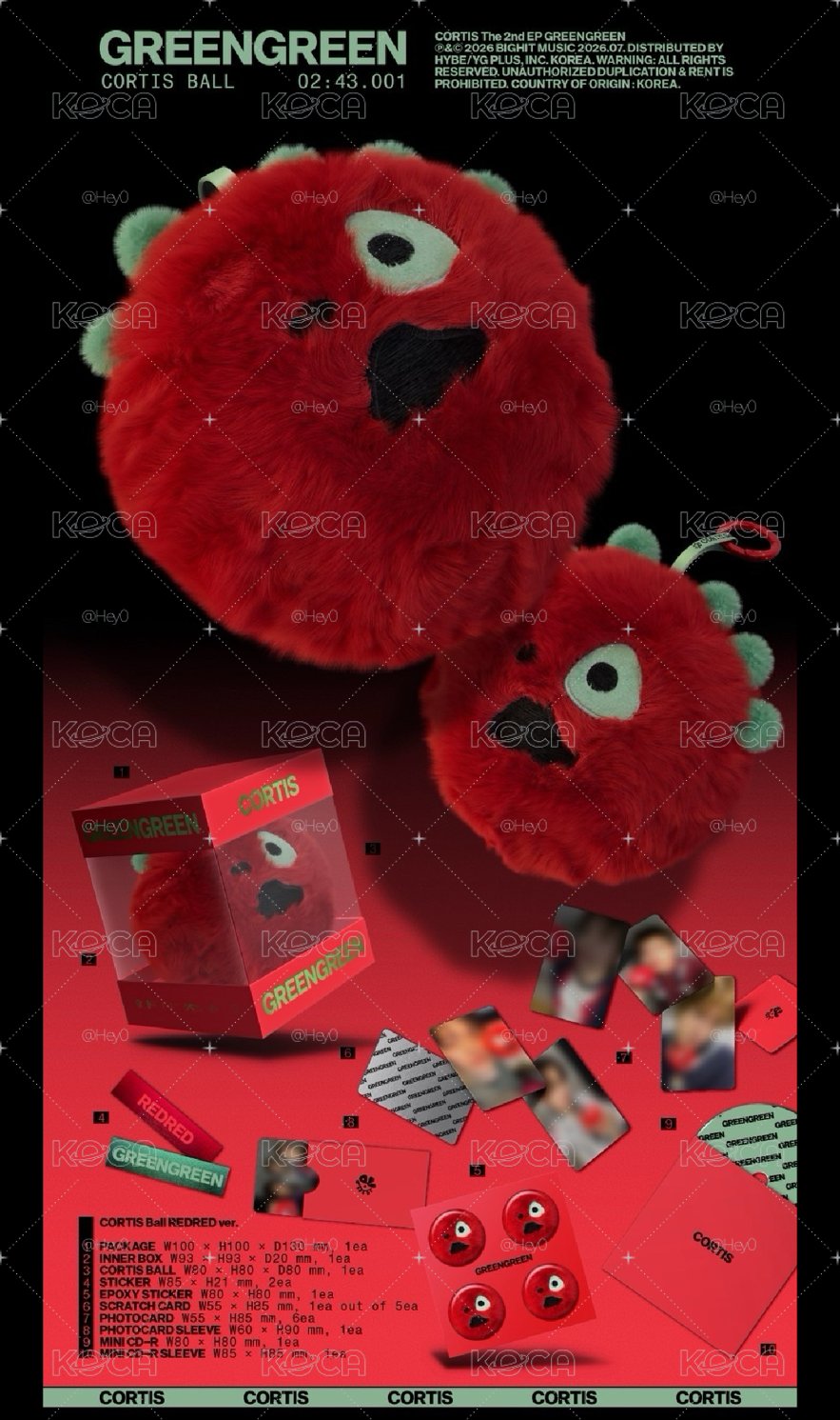 （現貨全新）迷二 Ball REDRED ver. 專輯 