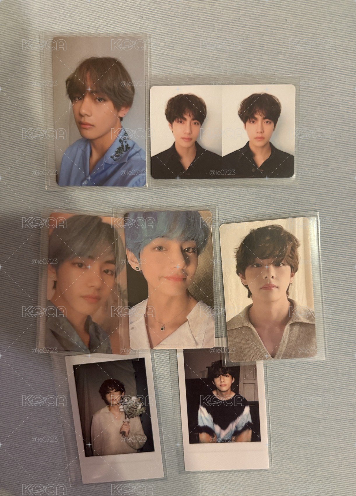 bts V Jin 早期卡