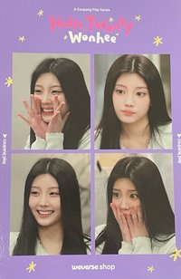 Hello,Twenty Wonhee 人生四格卡 / 拍貼 
