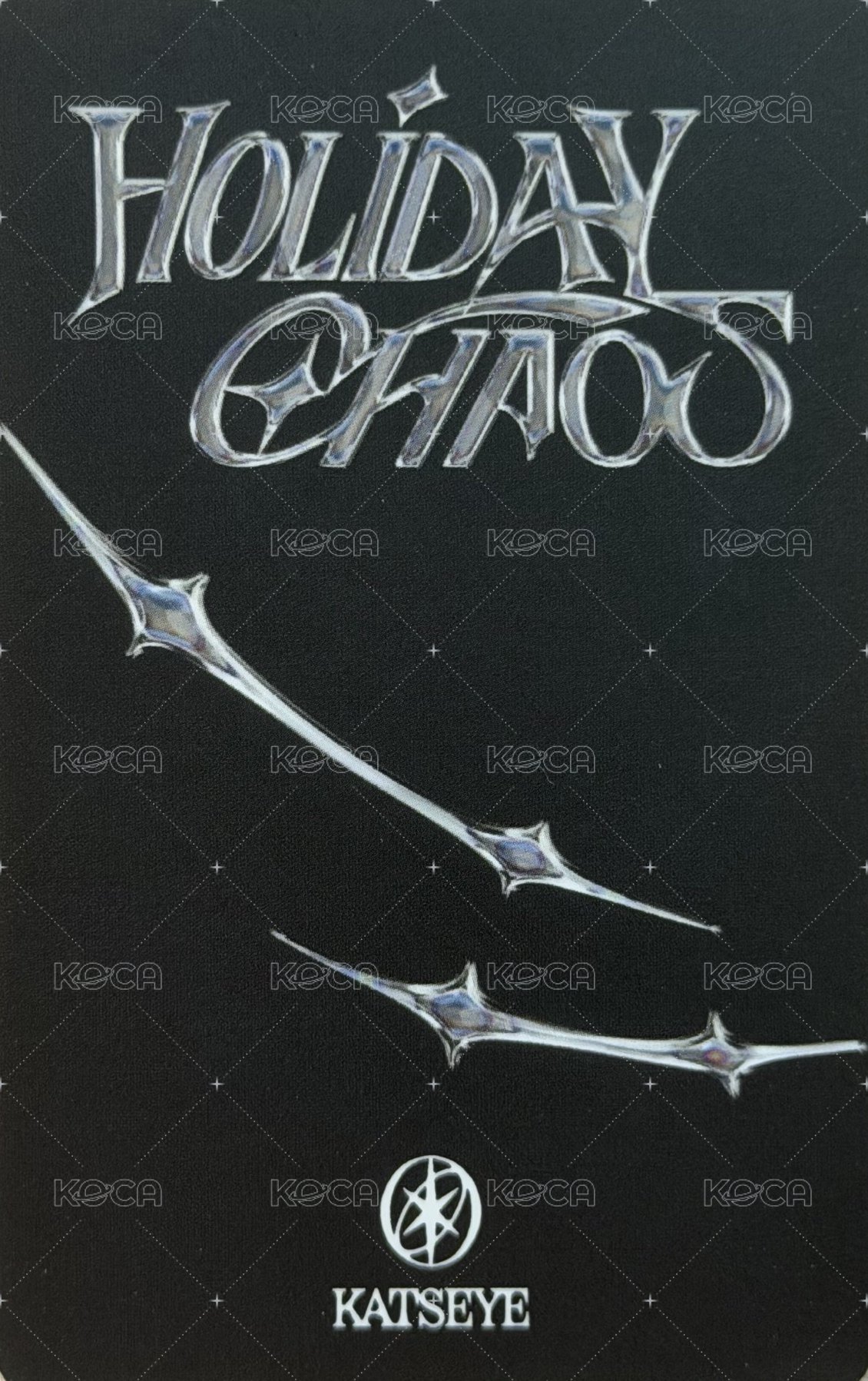 Holiday Merch 周邊卡  背面