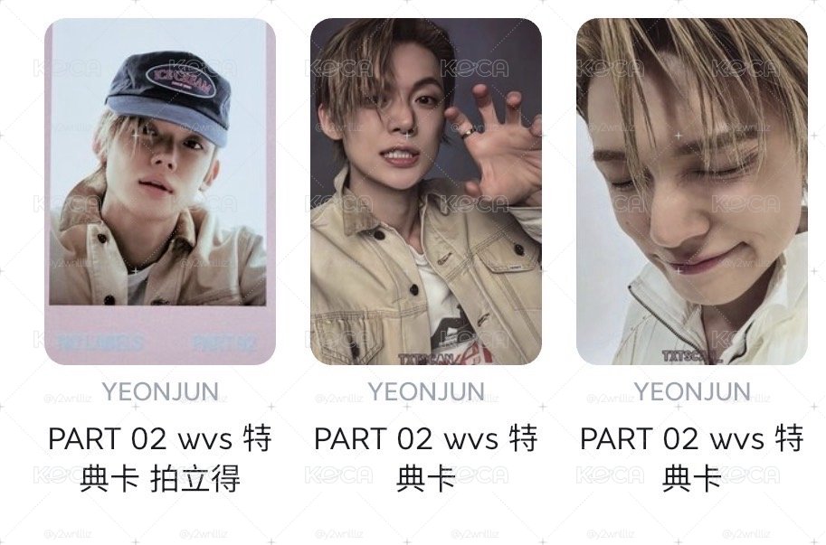 PART 02 wvs特典 三張