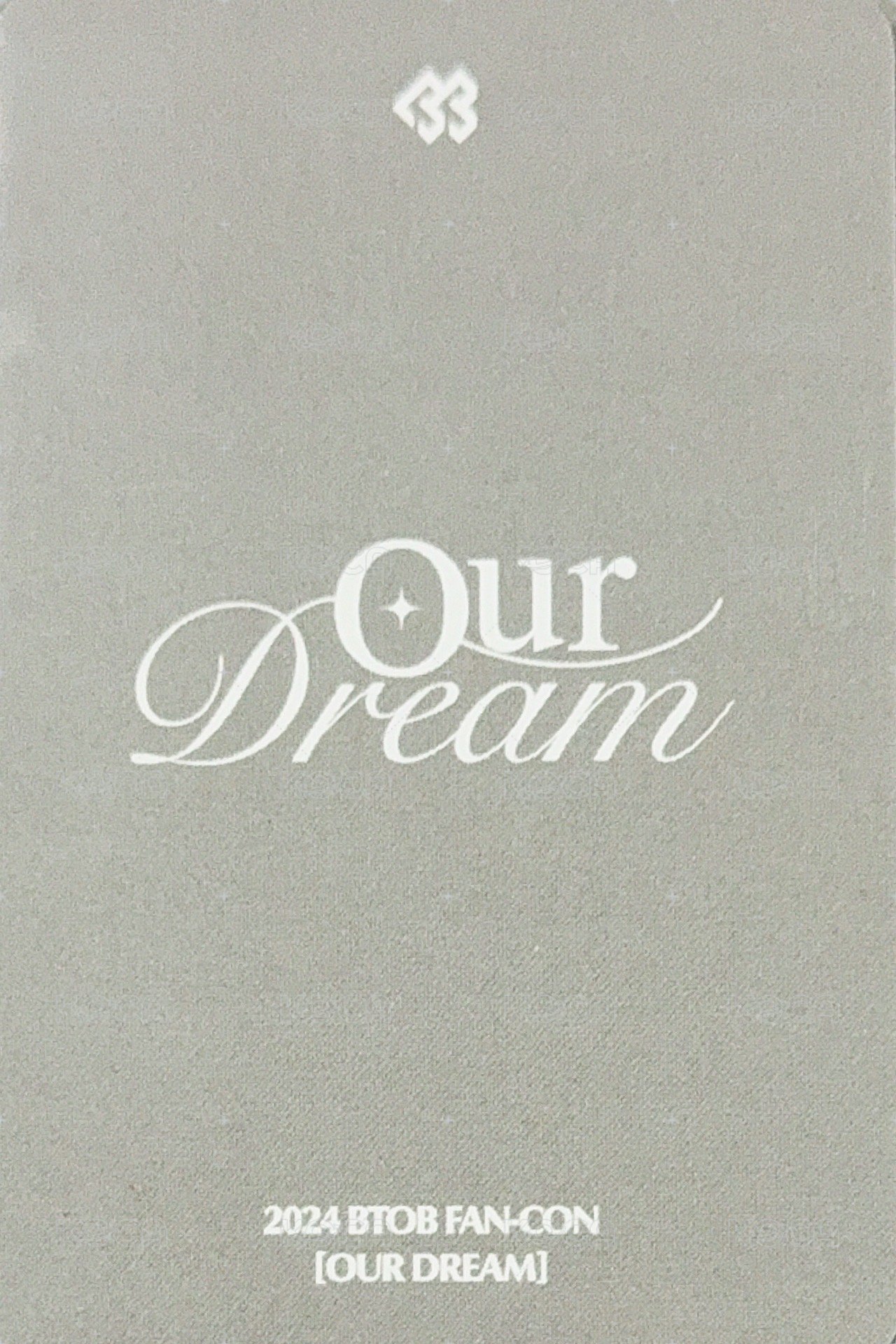 2024 BTOB FAN-CON [OUR DREAM] 隨機卡  背面