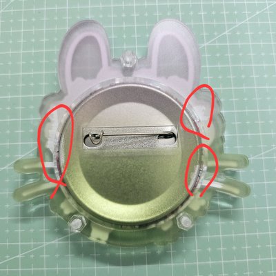 蜜璃 兔年徽章+谷美