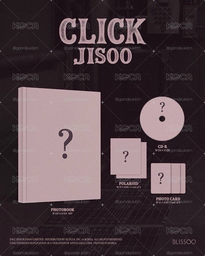 預購 · BP JISOO CLICK專輯 K4/YG通路