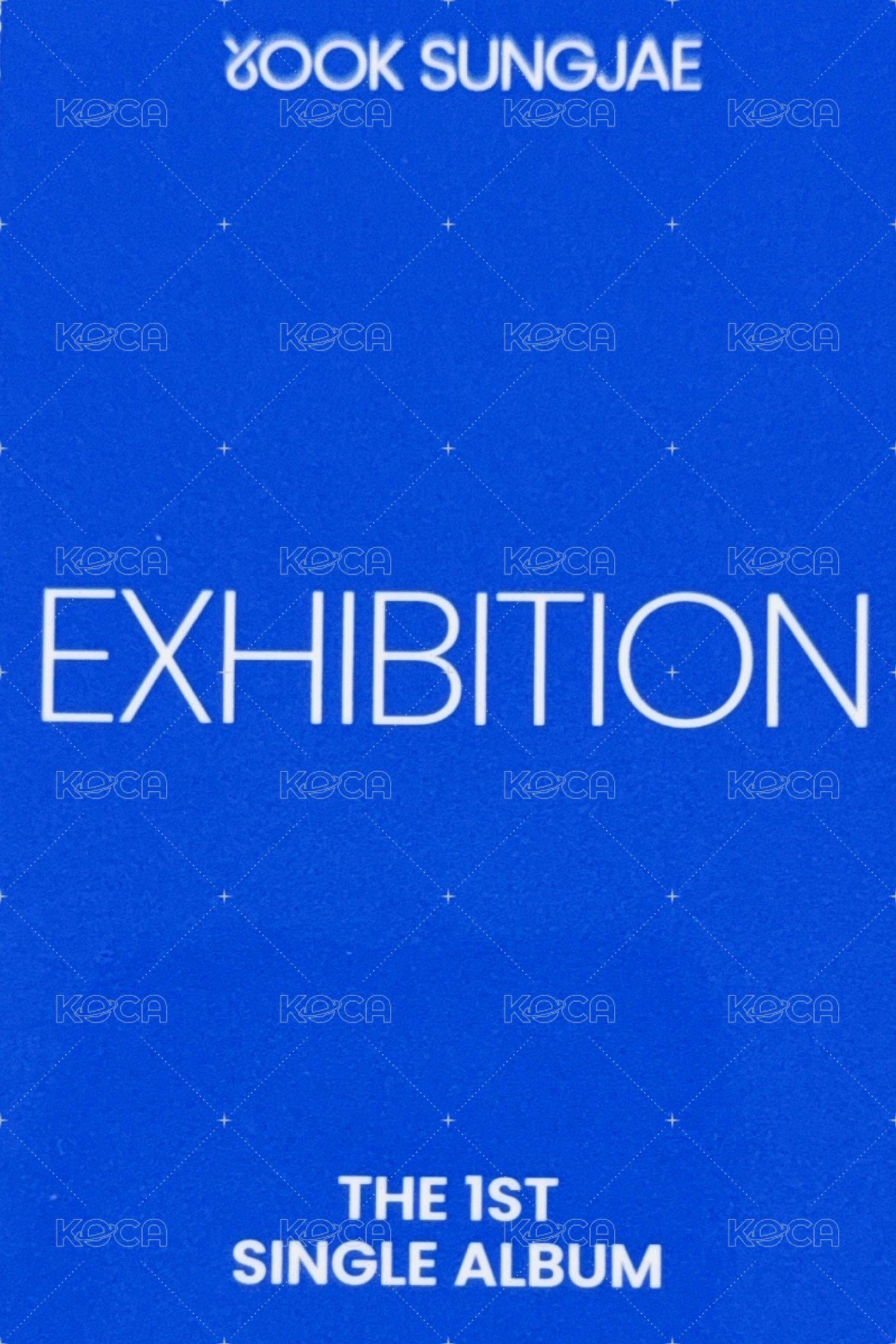 《EXHIBITION : Look Closely》首張個人單曲 Hall 1 ver. 專輯卡  背面