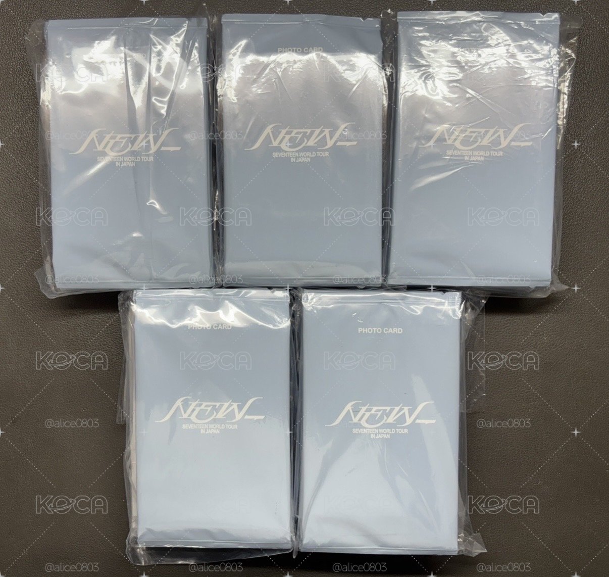 Seventeen NEW 新巡 日巡場周 卡包卡 全新 現貨 未拆