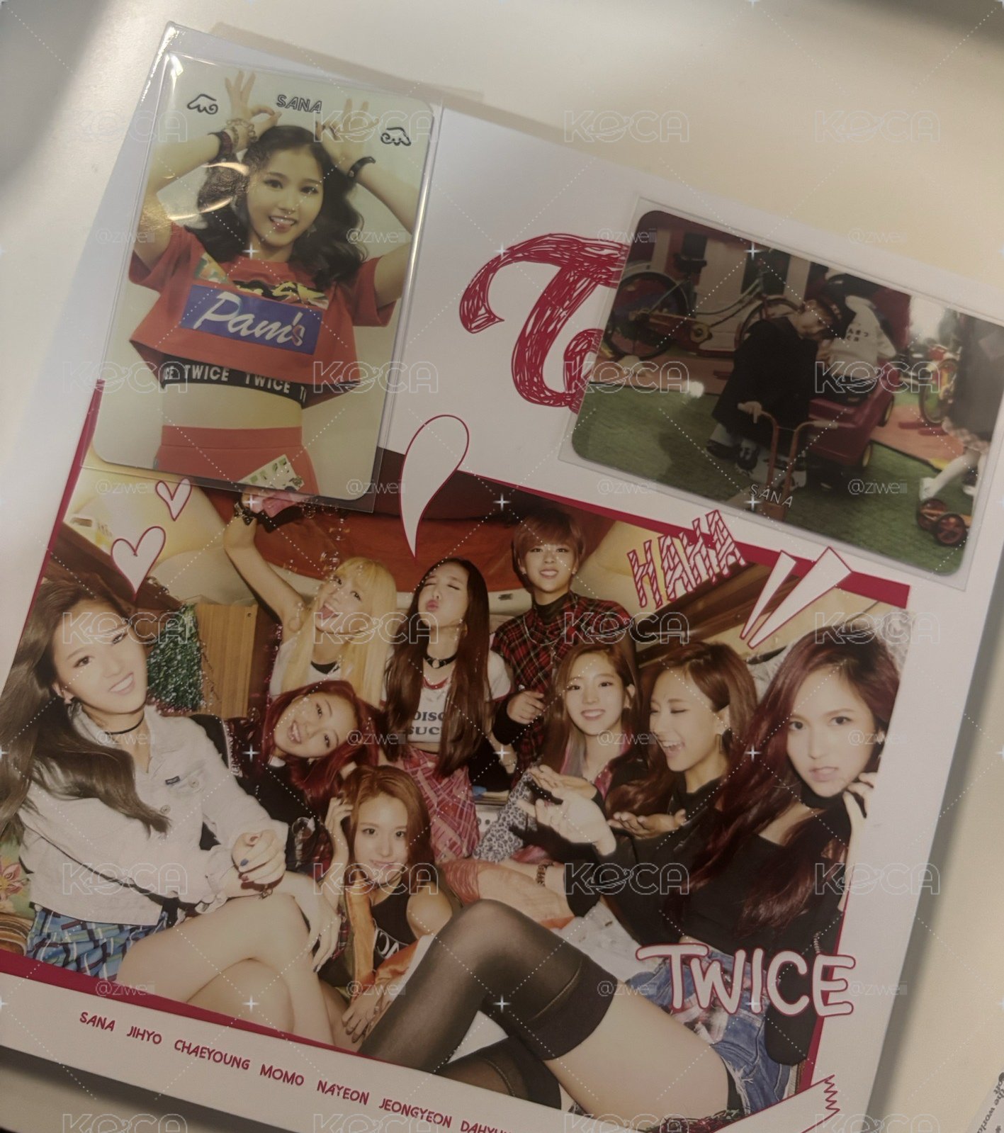 twice出道專（sana寶寶卡➕專卡）