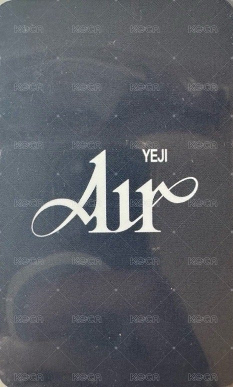 AIR 打歌卡  背面