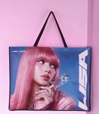 Lisa名創聯名 購物袋 