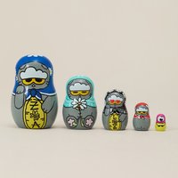 LUCKY SHOP 可動公仔 俄羅斯套娃