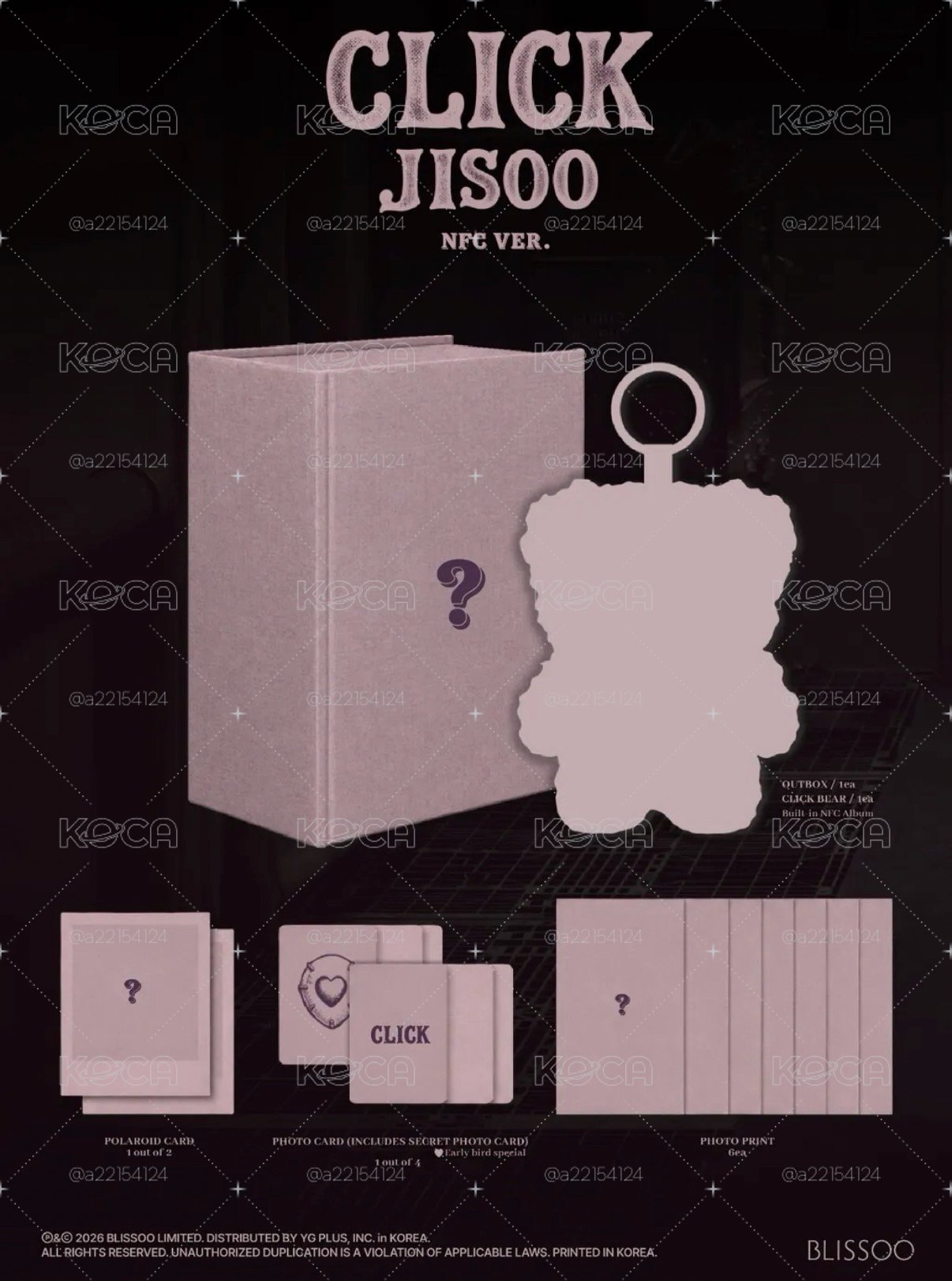 JISOO-Single Album 預購中