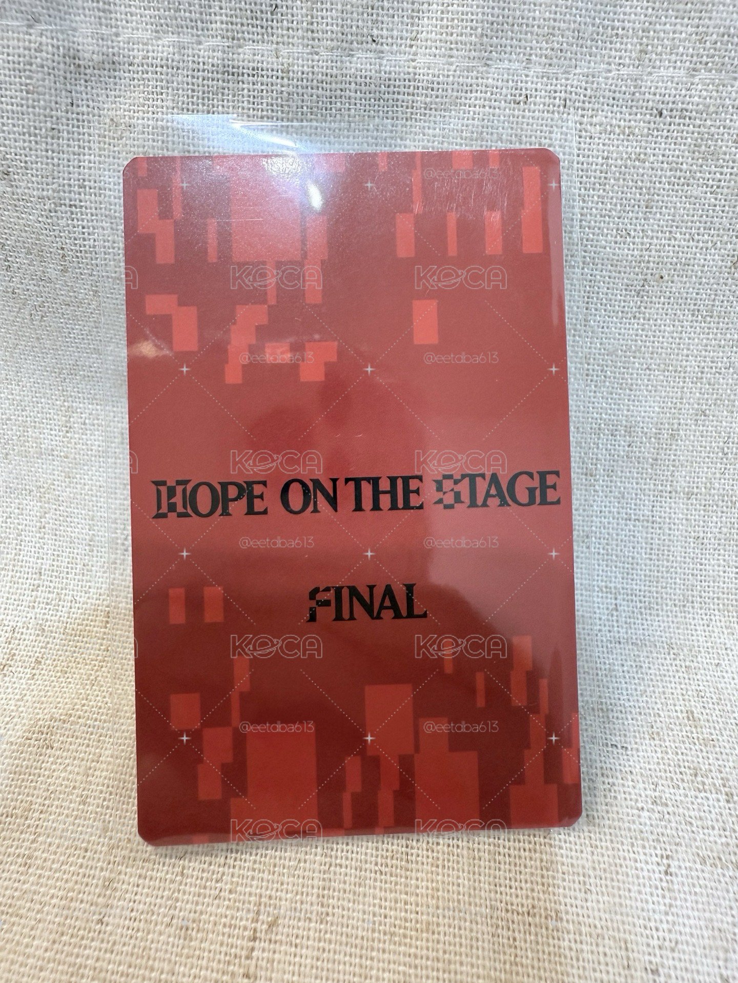 J-HOPE HOTS final場限卡