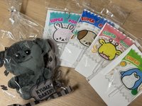 黑色圭咩+棒糖吊飾