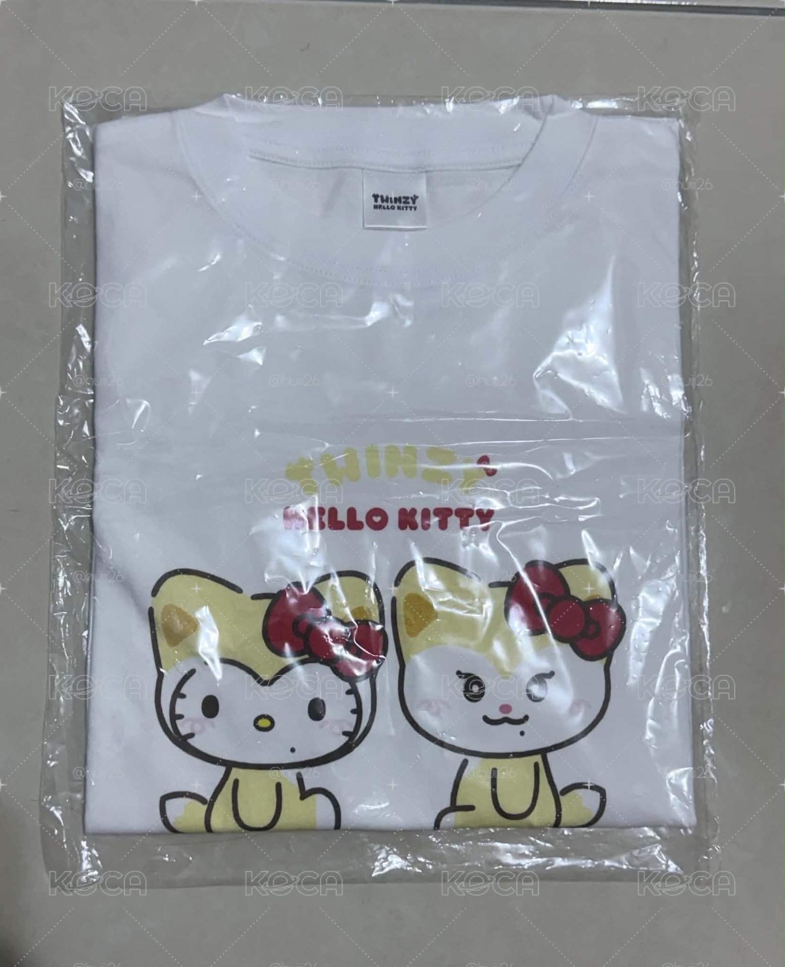 李彩領TWINZY × Hello Kitty 聯名短百T恤 現貨