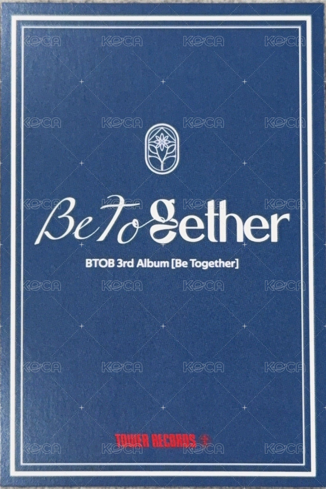 BTOB 正規三輯 Be Together 塔店 特典卡  背面