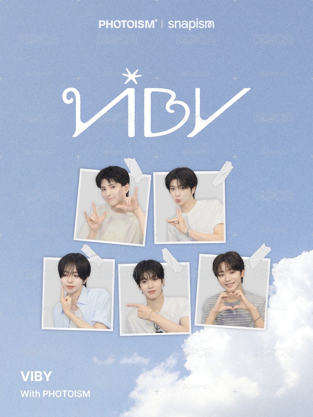 VIBY X snapism X photoism 人生四格卡 代印