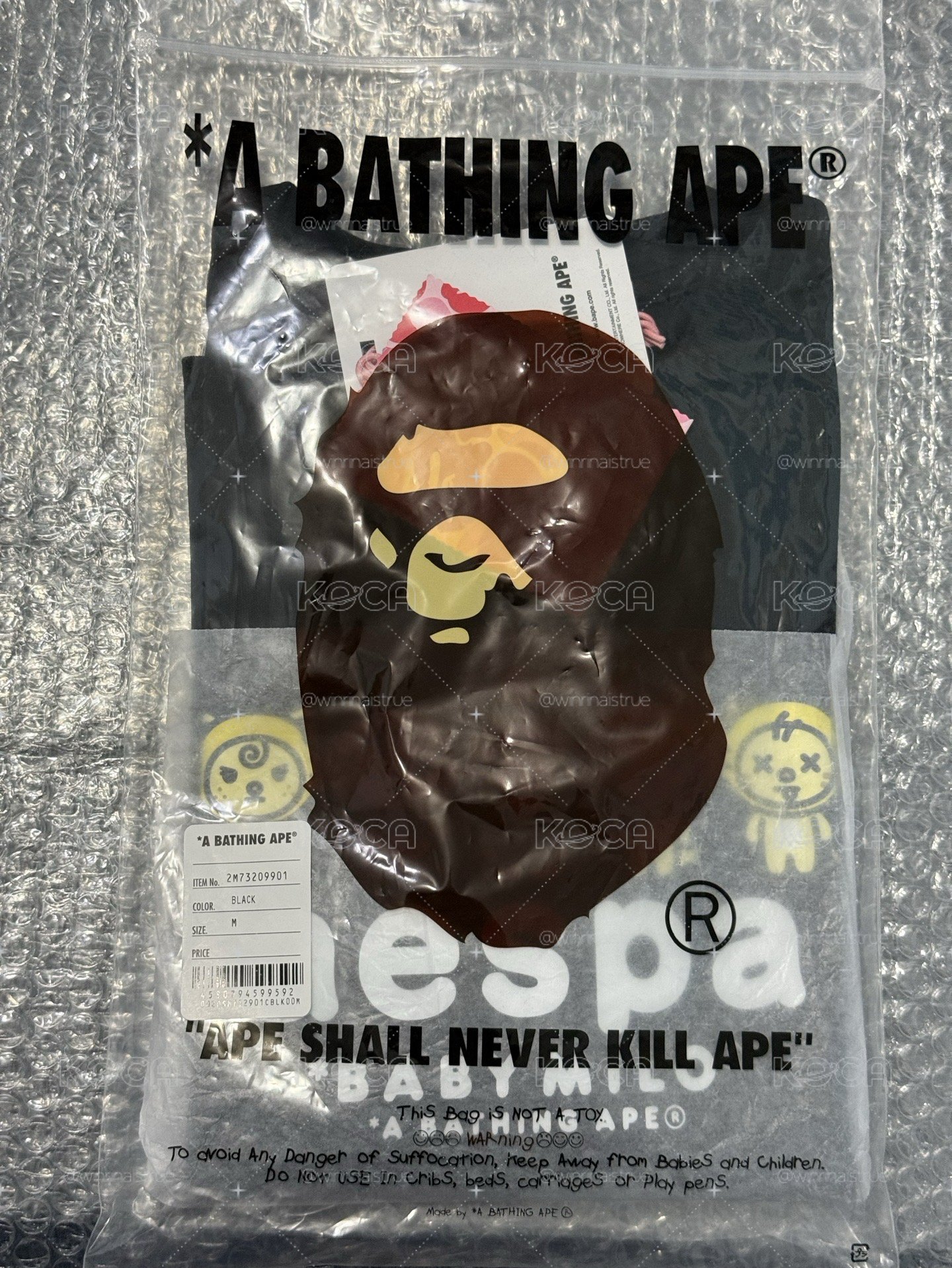 BAPE® x aespa T恤 aespa x BABY MILO 