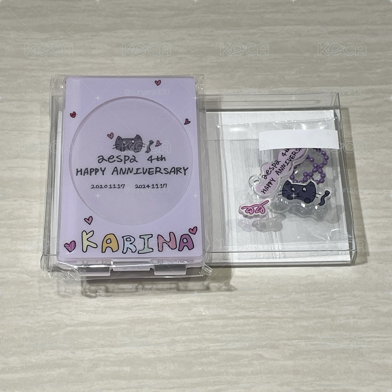 aespa karina 四周年 立牌 四週年立牌