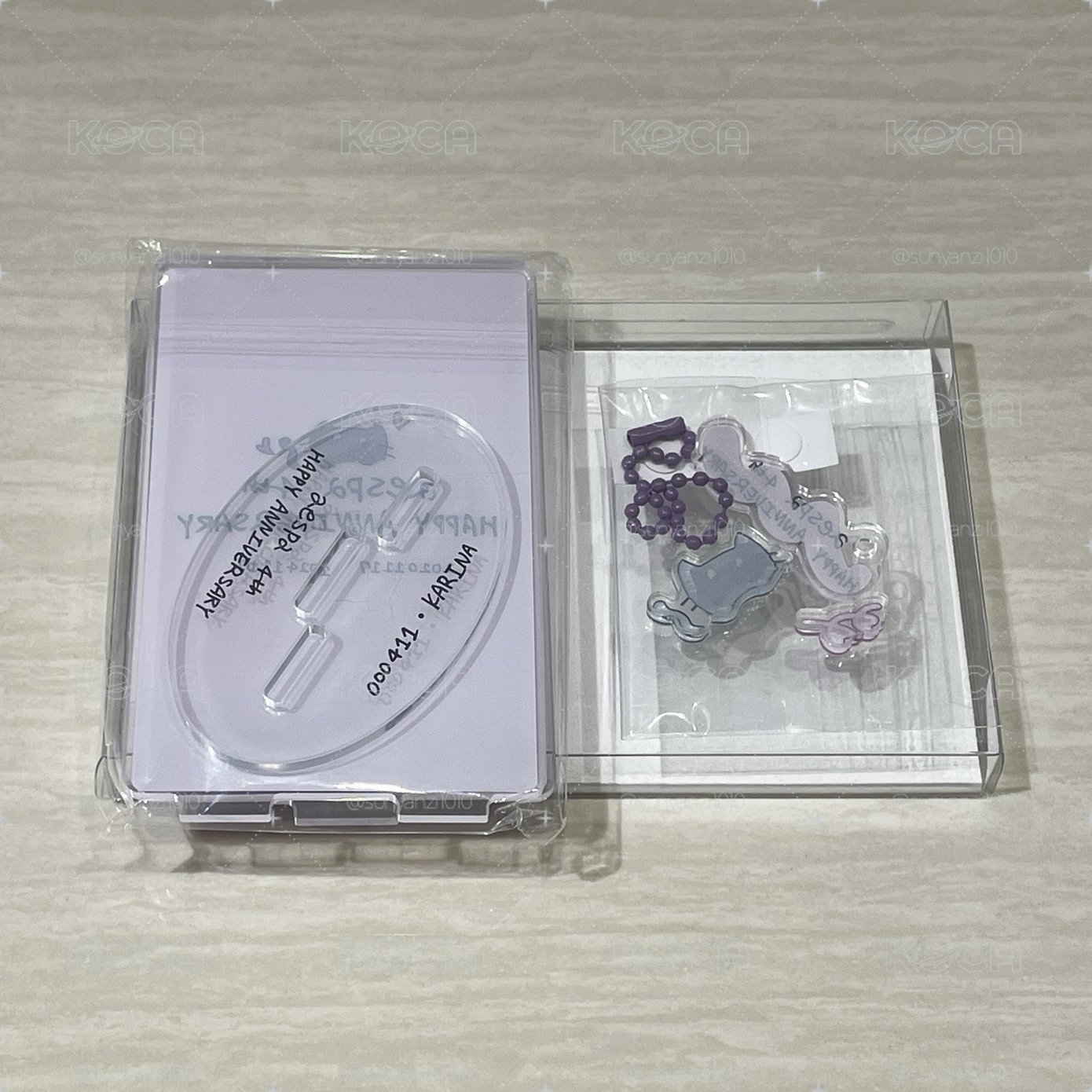 aespa karina 四周年 立牌 四週年立牌