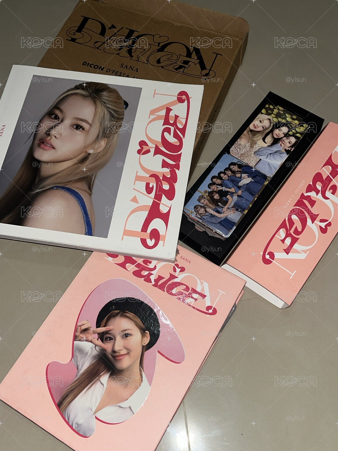 Sana D社周邊（內有卡冊、寫真、100張小卡）