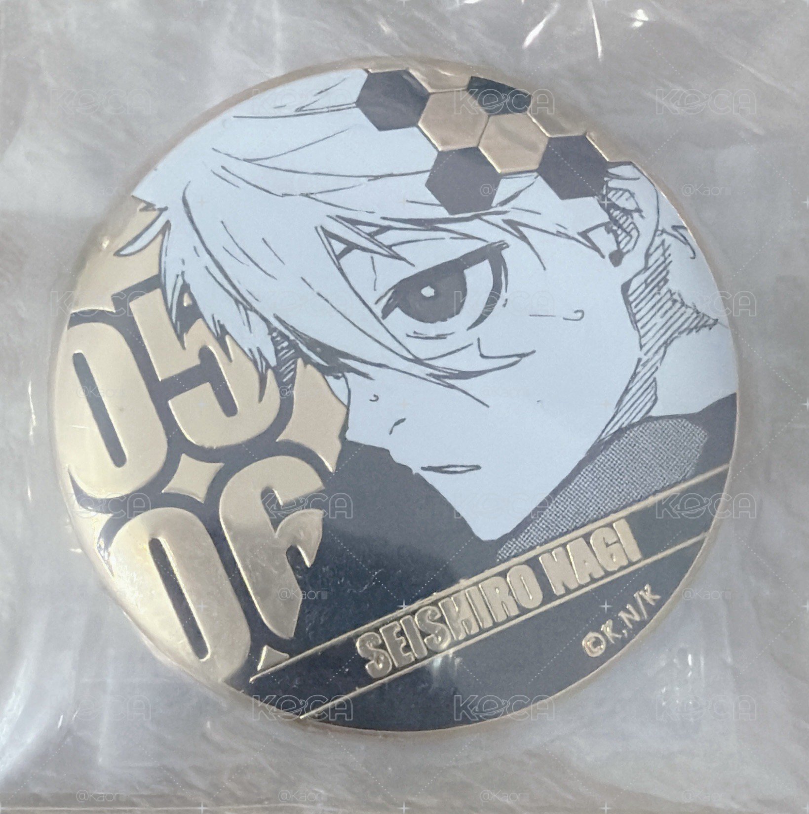 凪誠士郎生日雕金徽章