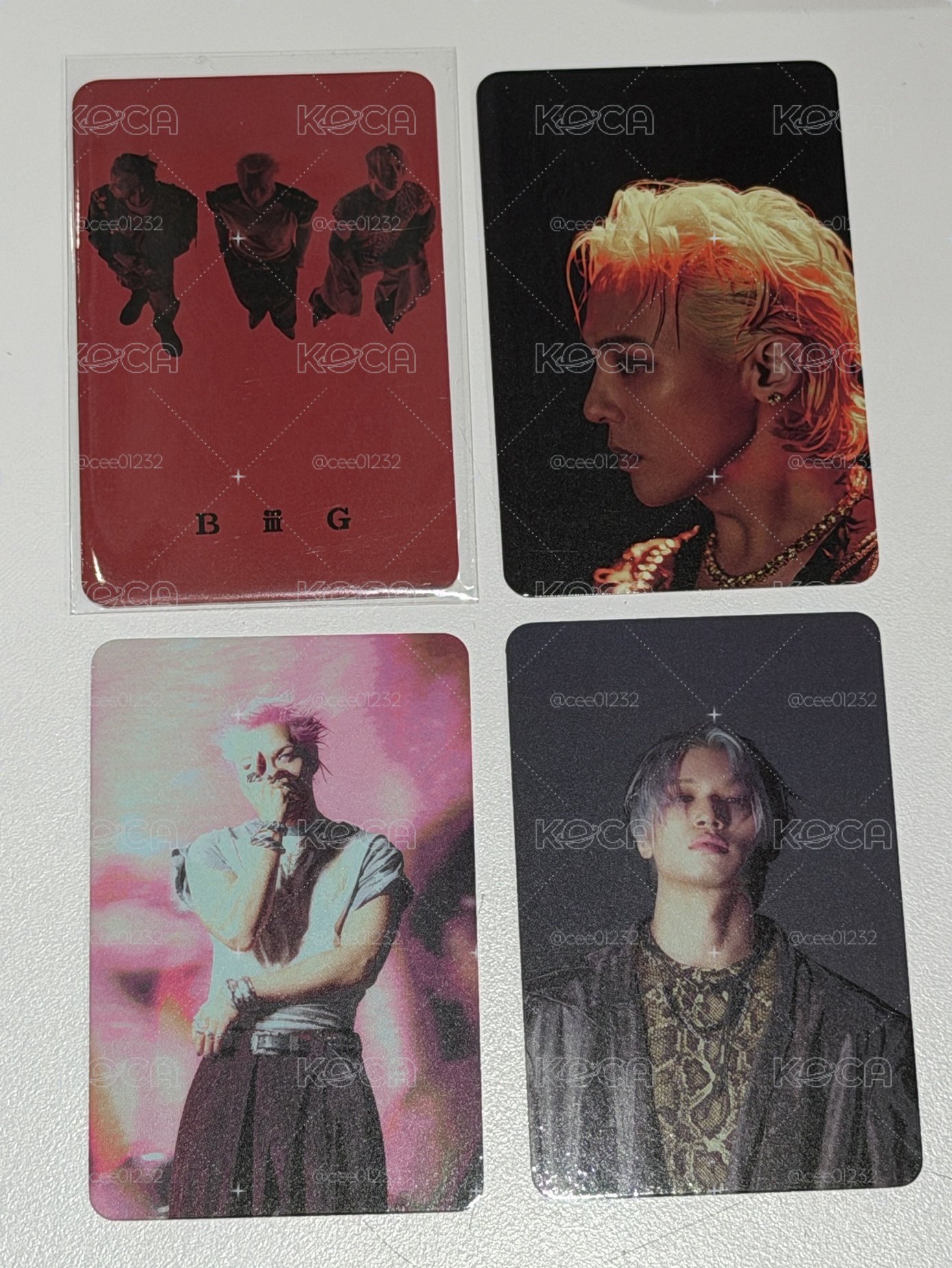 BIGBANG 高陽滿額卡 一套
