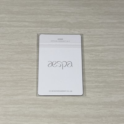 aespa 手燈2.0 周邊卡 手燈卡 柚吉冬寧4張/套