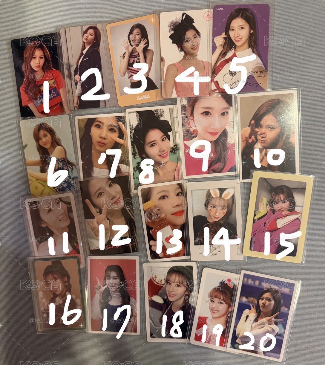 TWICE SANA 早期卡 賣場