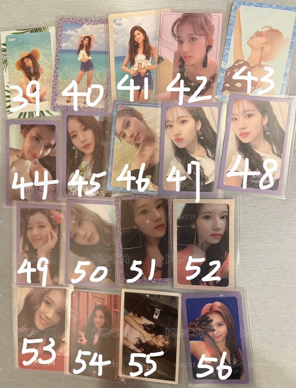 TWICE SANA 早期卡 賣場