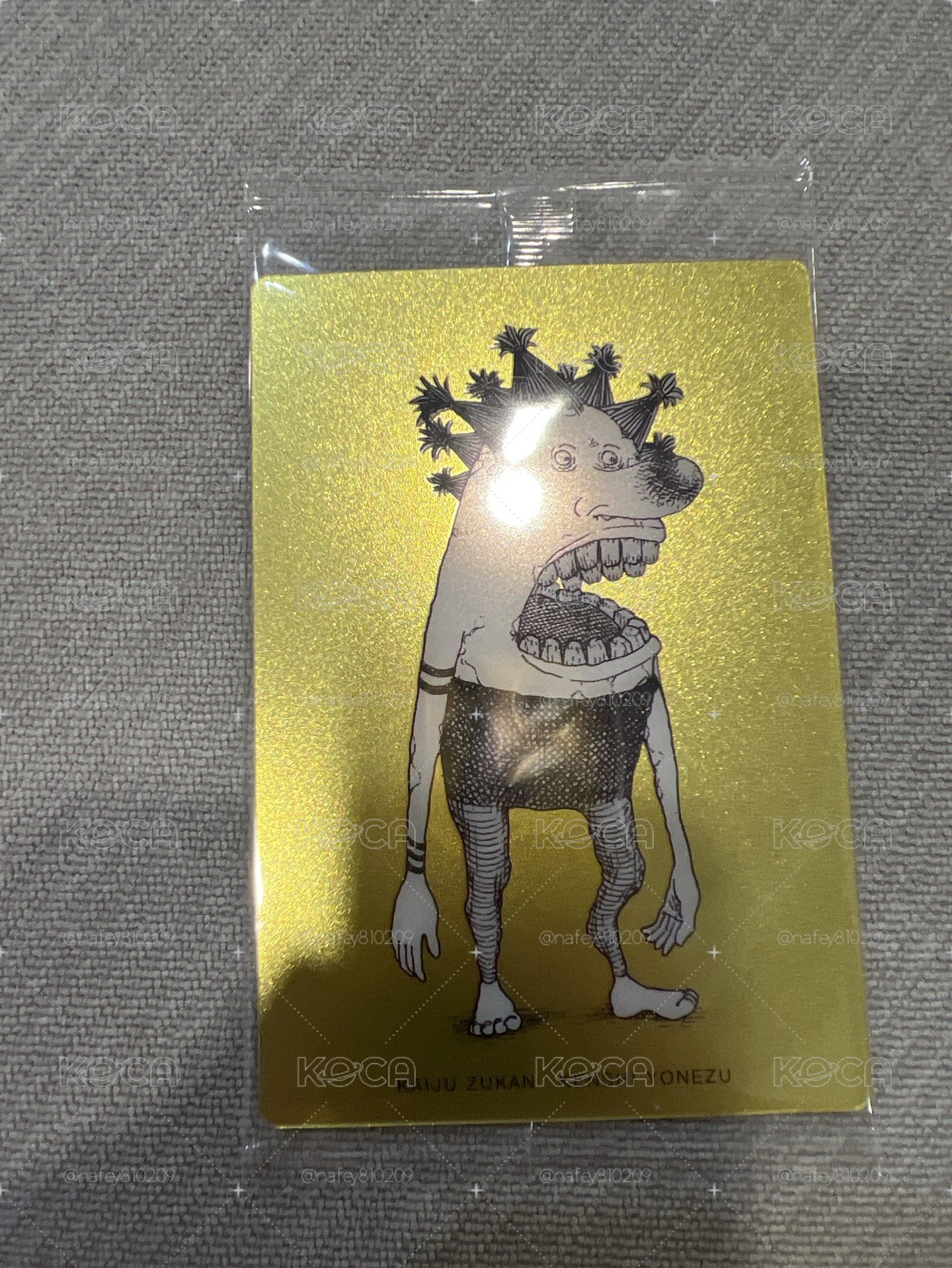米津玄師 全新未拆 怪獸圖鑑 餅卡 卡牌 卡片