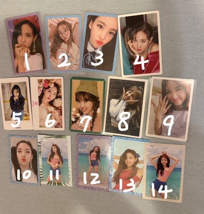 TWICE NAYEON MOMO TZUYU 早期卡