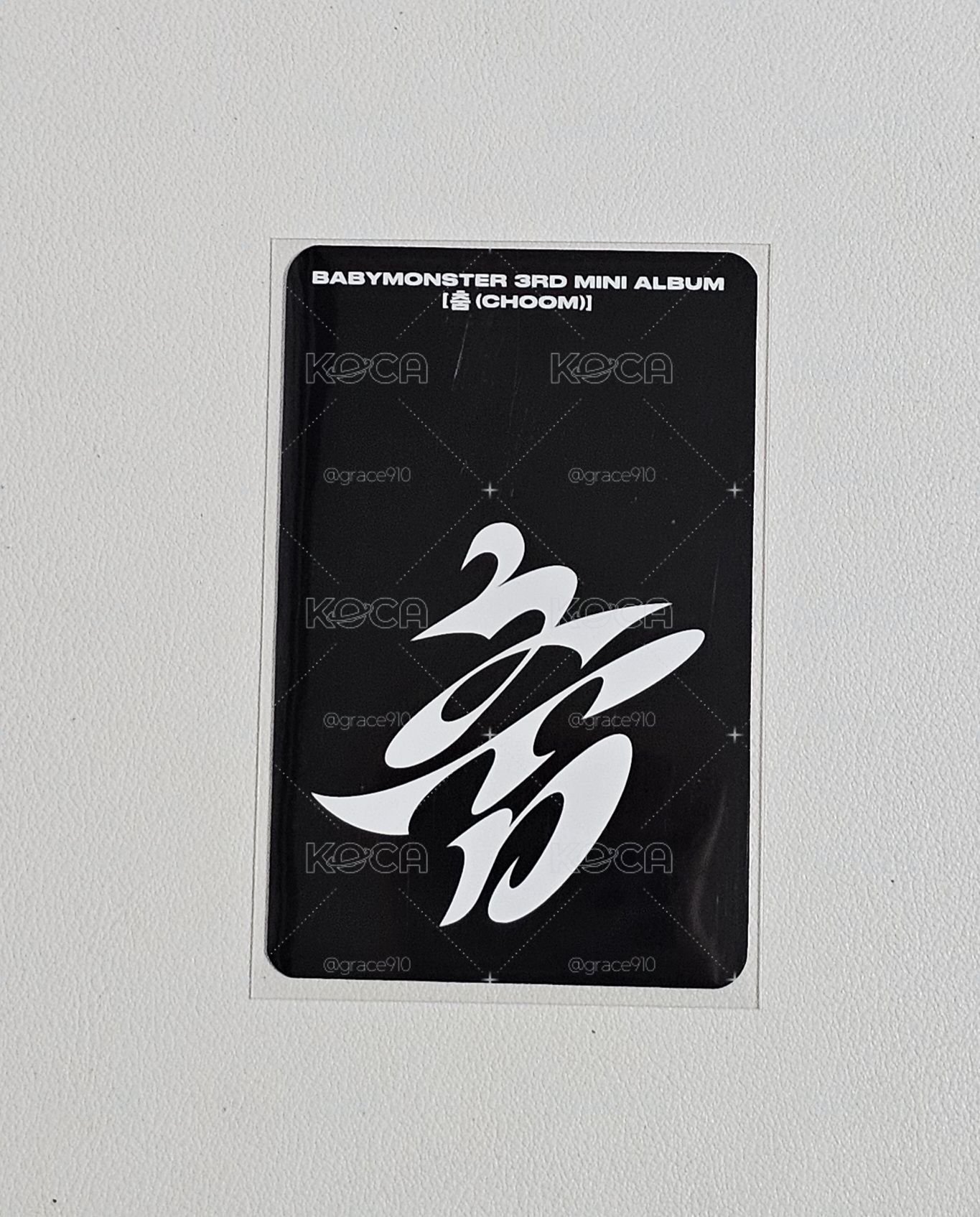 CHOOM mp線上簽售卡 賢 （有微損）