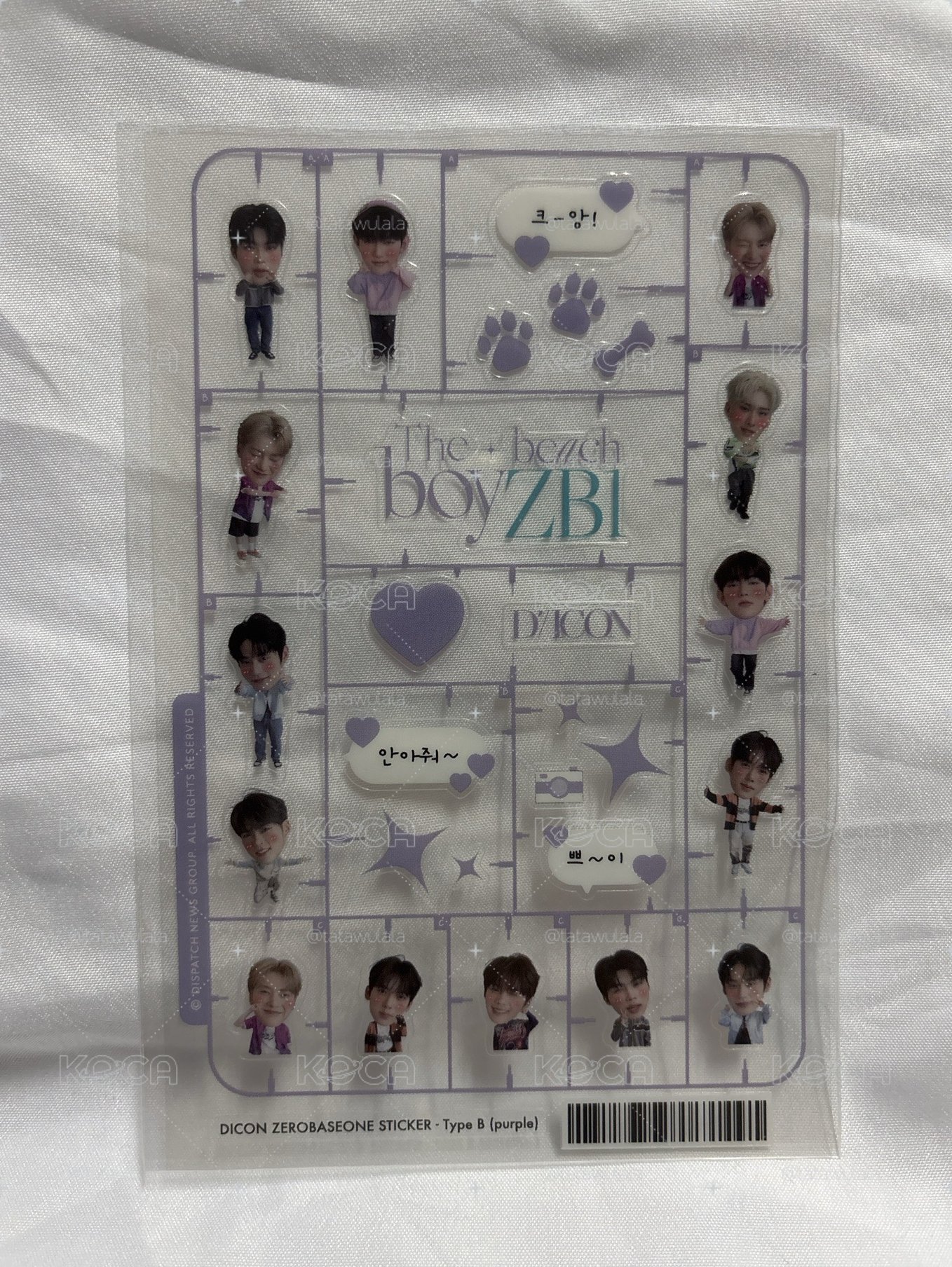 zb1 DICON 快閃 貼紙