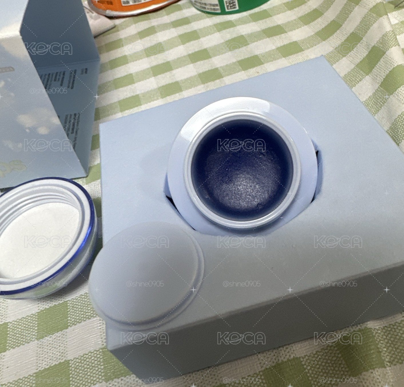 藍唇唇膏本體+CD片+馬丁小卡