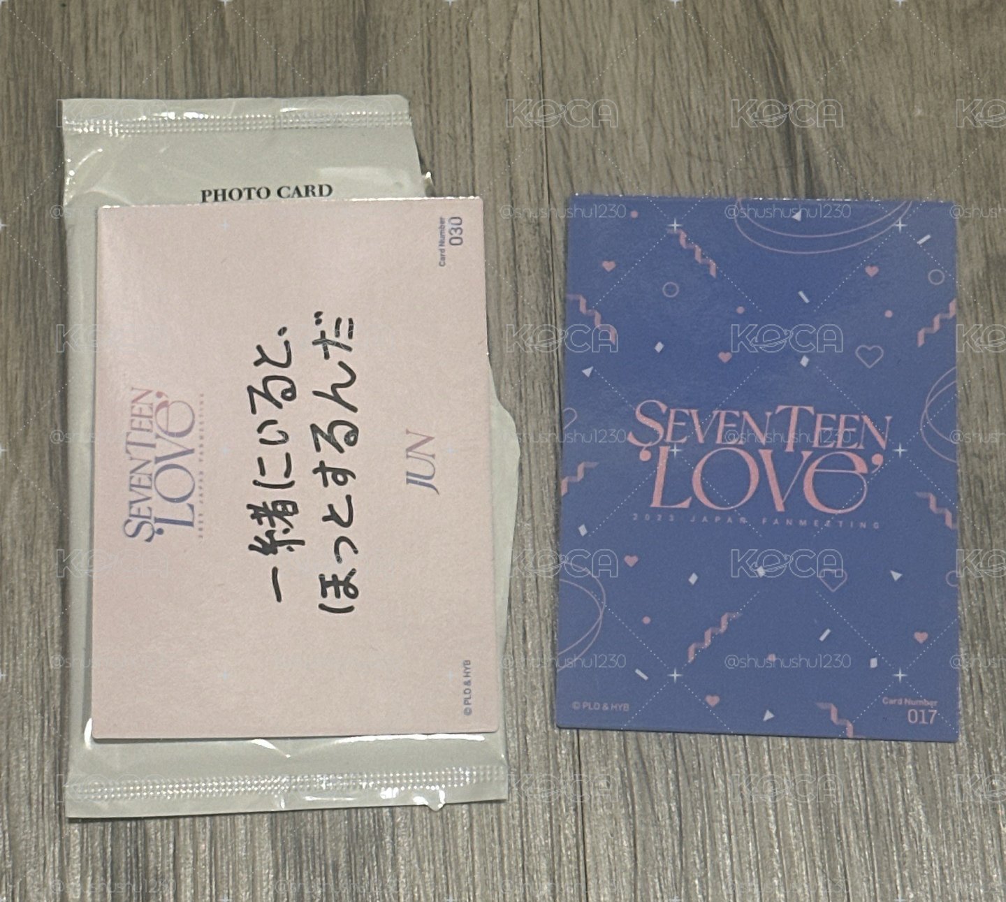LOVE隨機卡 俊兩張