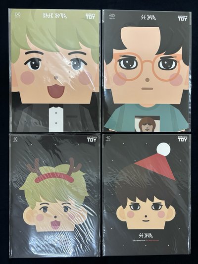 「全新未拆」EXO PAPER TOY BAEKHYUN SEHUN