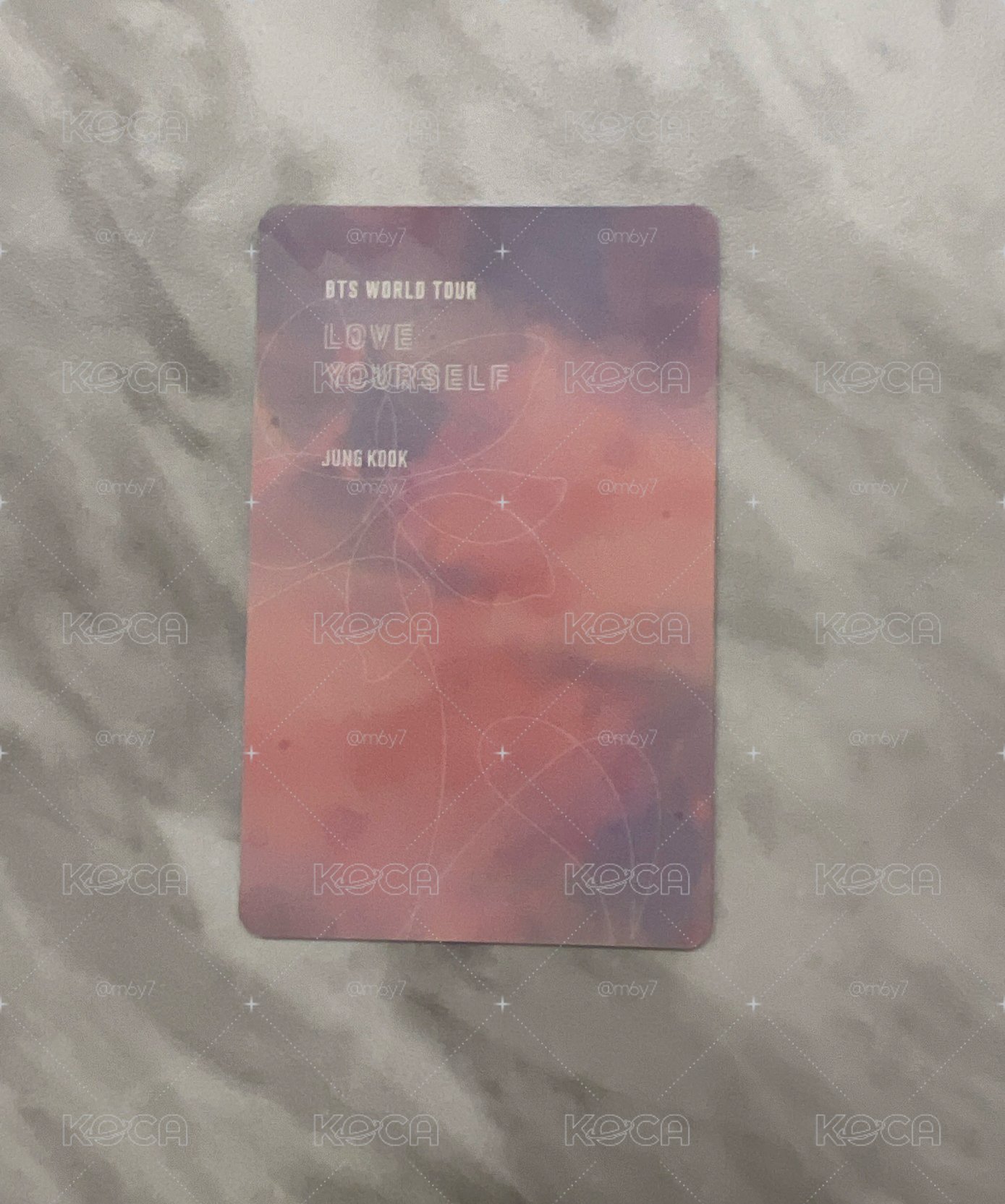 LY Tour 首爾一般版 隨機卡 國