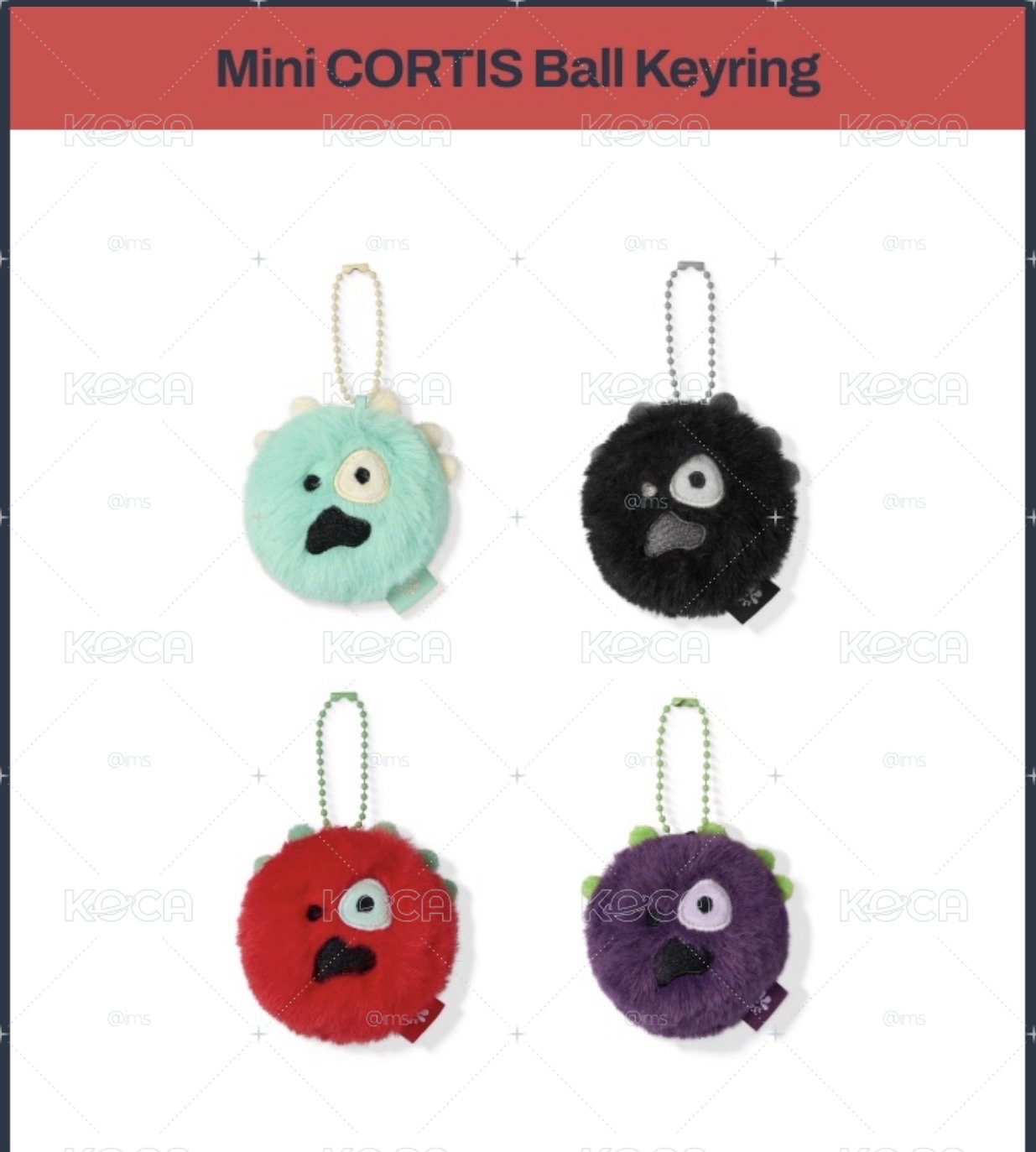26’巡迴 Mini CORTIS 吊飾 set