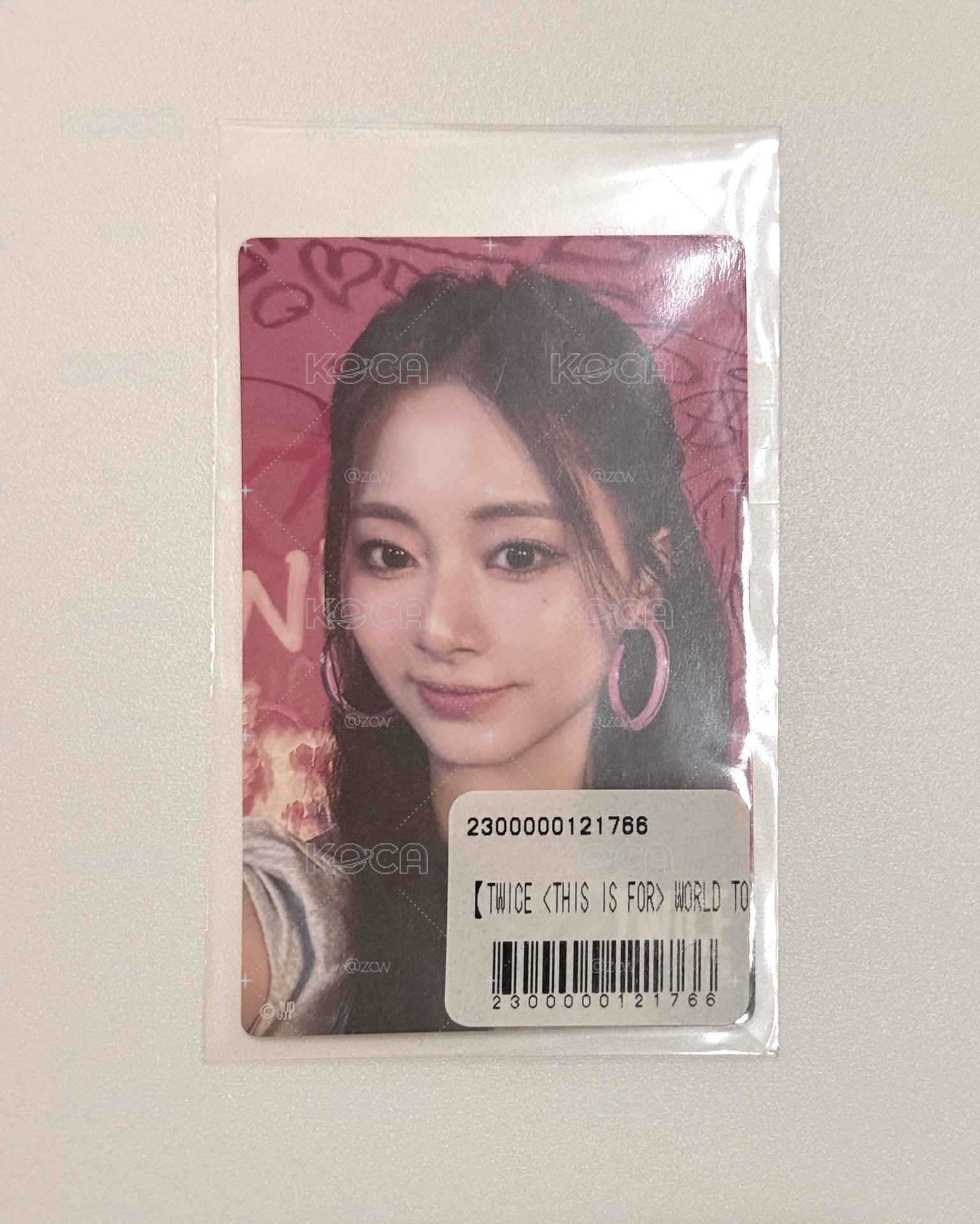 TWICE｜子瑜｜一番賞卡貼