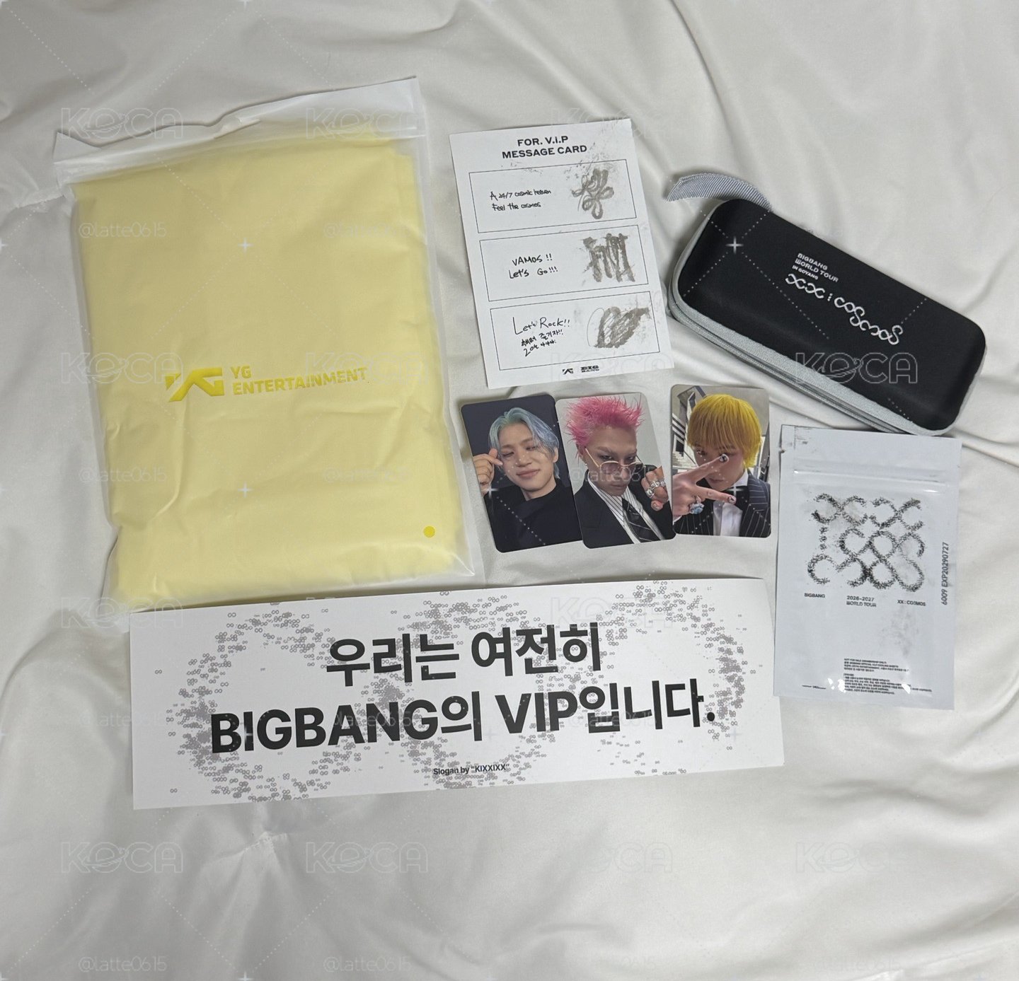 bigbang 會員禮一組（送雨衣+day3手幅）