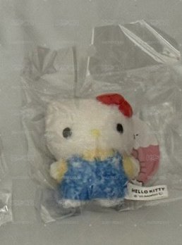 Sanrio 三麗鷗 Kitty 毛茸茸 愛心扣