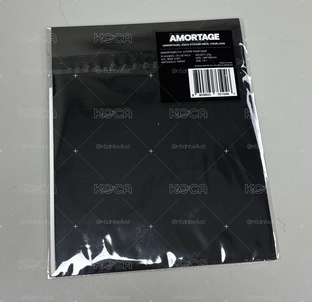 JISOO AMORTAGE 貼紙 