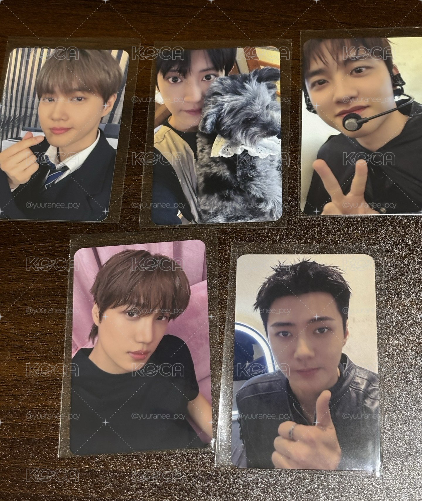 EXO 新加坡合影簽售卡🇸🇬