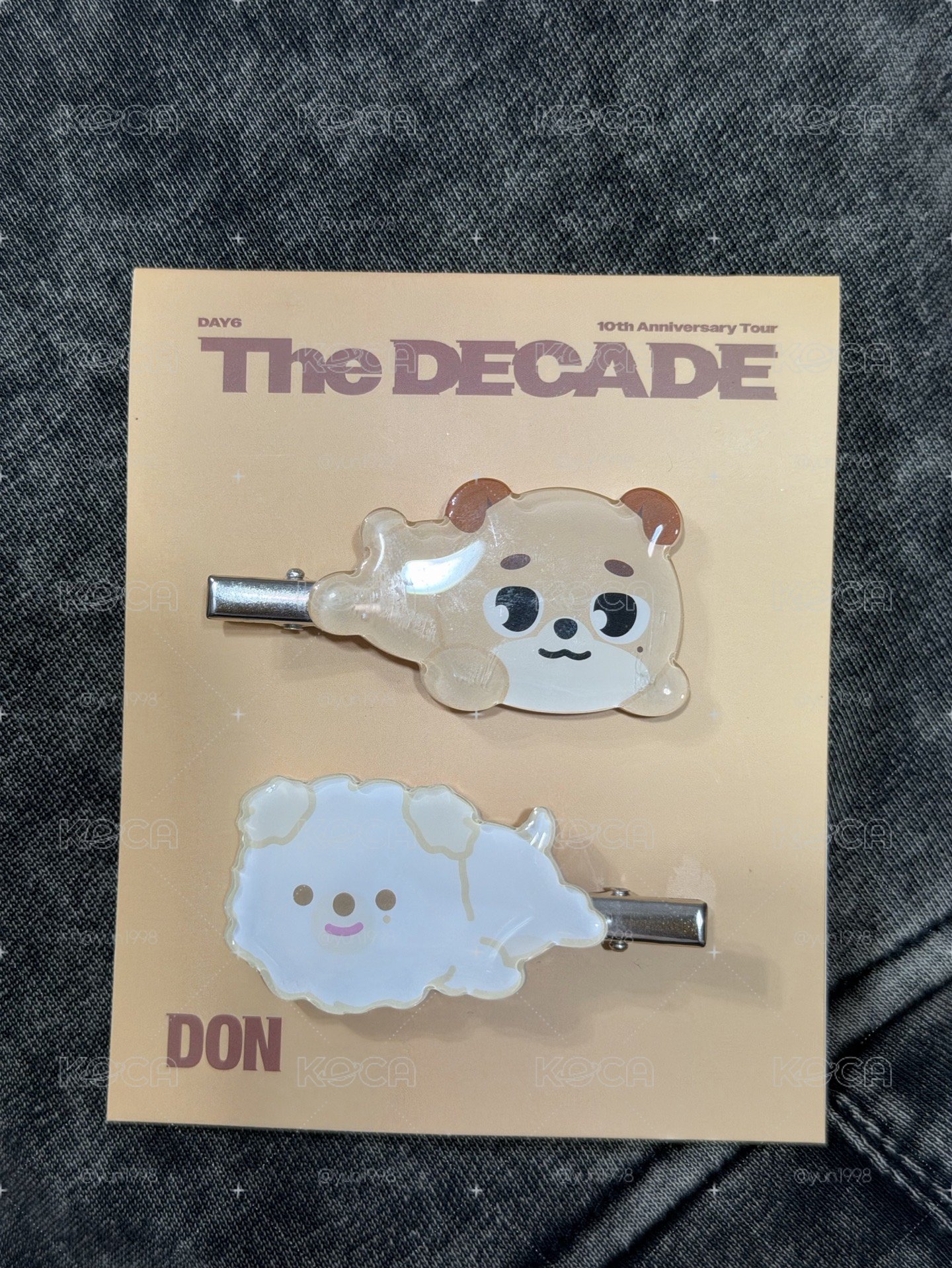10週年 地方場 髮夾 DON