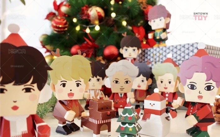 EXO PAPER TOY 紙娃娃 燦烈